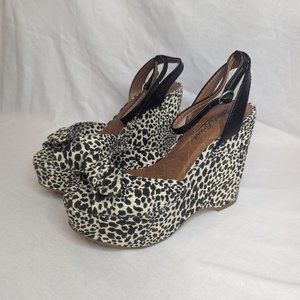 Lucky Brand Womens LK Viera Peep Toe Shoe Platform Wedge Sandal